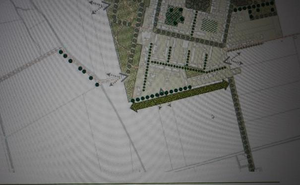 Zuidrand Borssele uit Groenstructuurplan Borssele ( Bosch en Slabbers). 